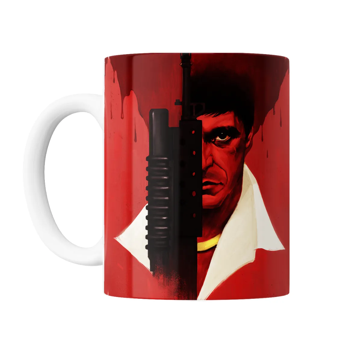 Taza de Cerámica Scarface Tony Montana Rojo - vista 2