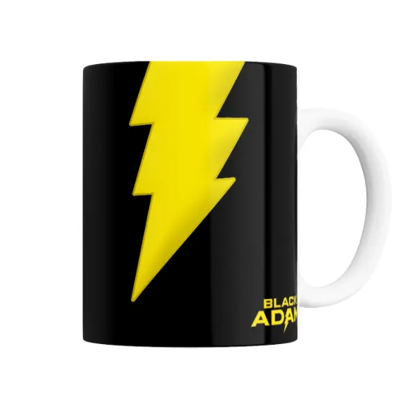 Taza de Cerámica Black Adam Rayo Amarillo