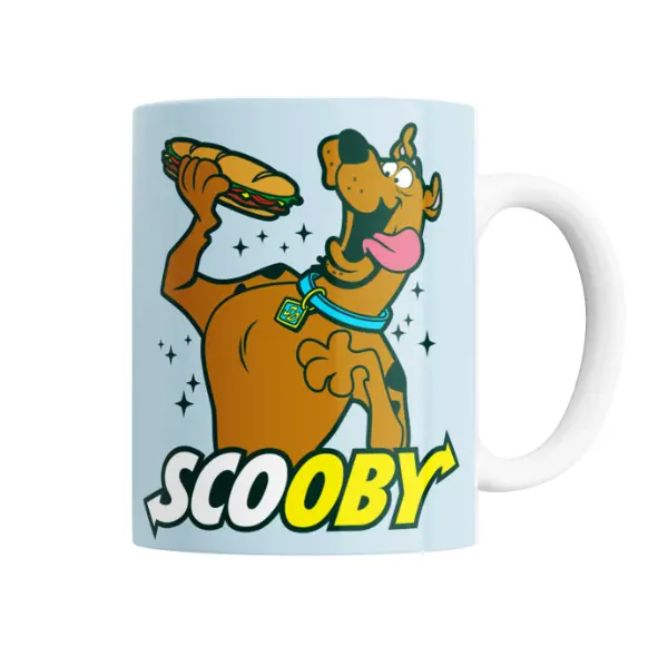 Taza de Cerámica Scooby Doo Scooby con Sándwich