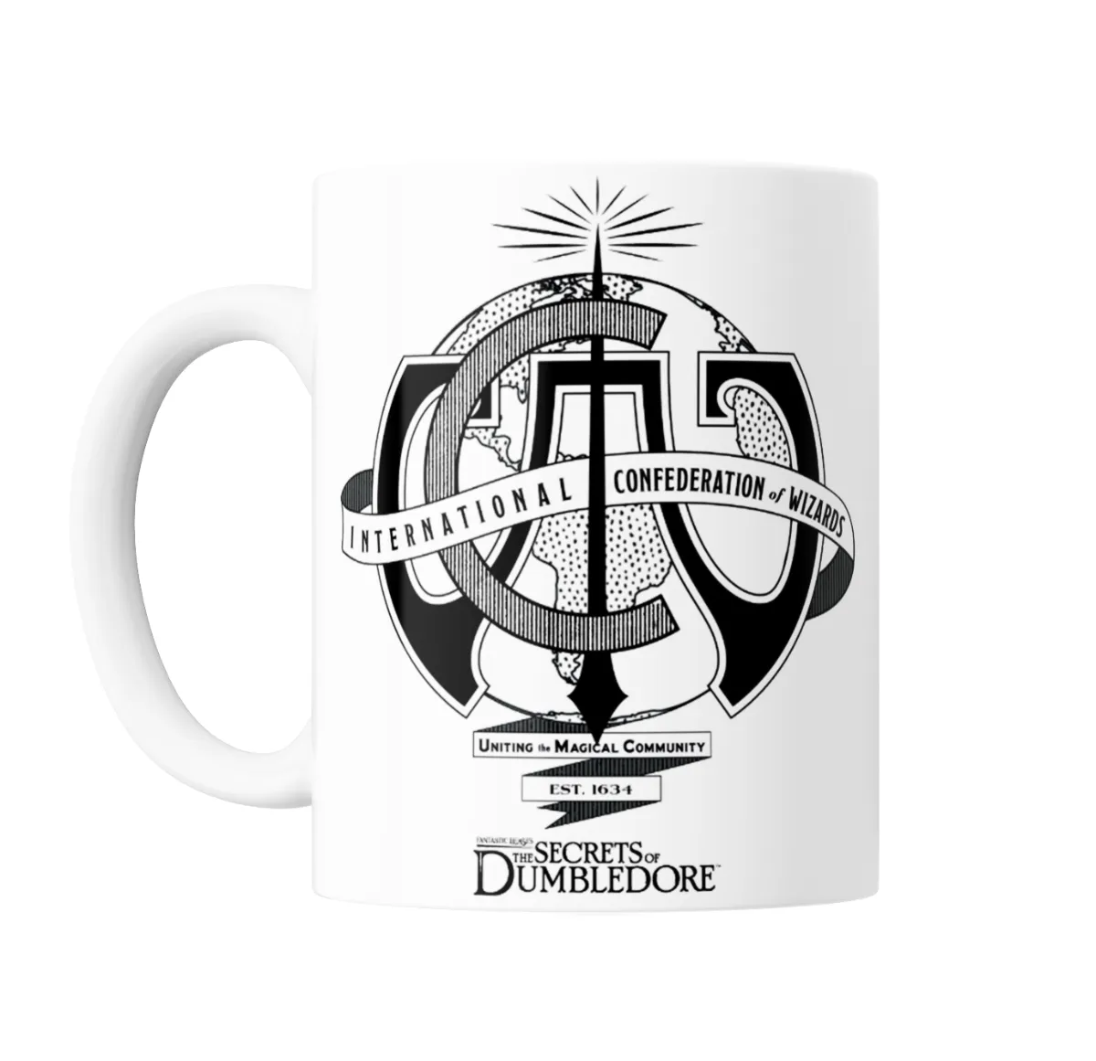 Taza de Cerámica Secretos de Dumbledore Confederación Internacional de Magos - vista 2