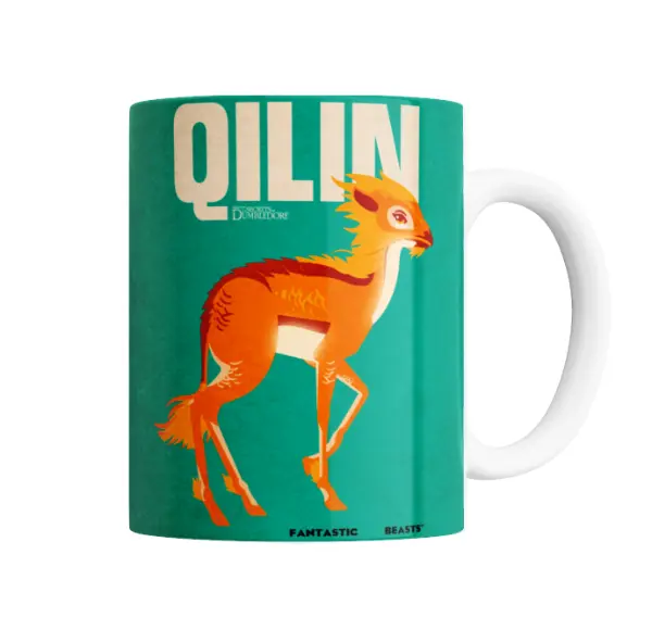 Taza de Cerámica Animales Fantásticos Secretos de Dumbledore Qilin