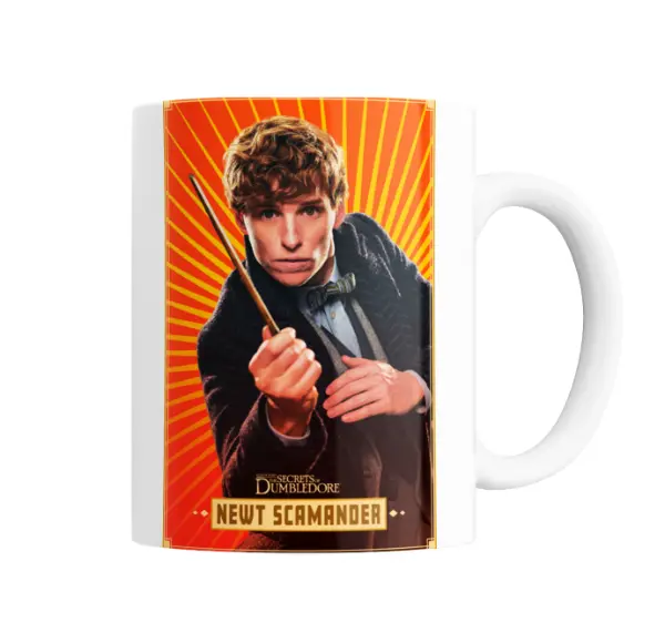 Taza de Cerámica Secretos de Dumbledore Newt Scamander
