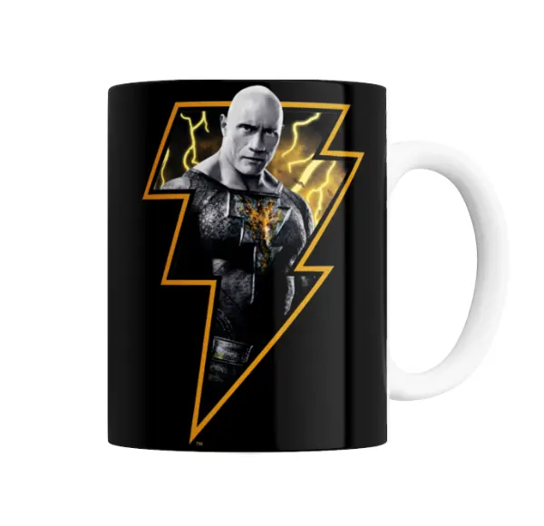 Taza de Cerámica Black Adam Rayo Dorado