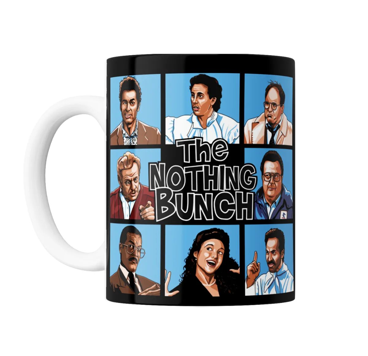 Taza de Cerámica Seinfeld The Nothing Bunch Kramer Jerry George Elaine - vista 2