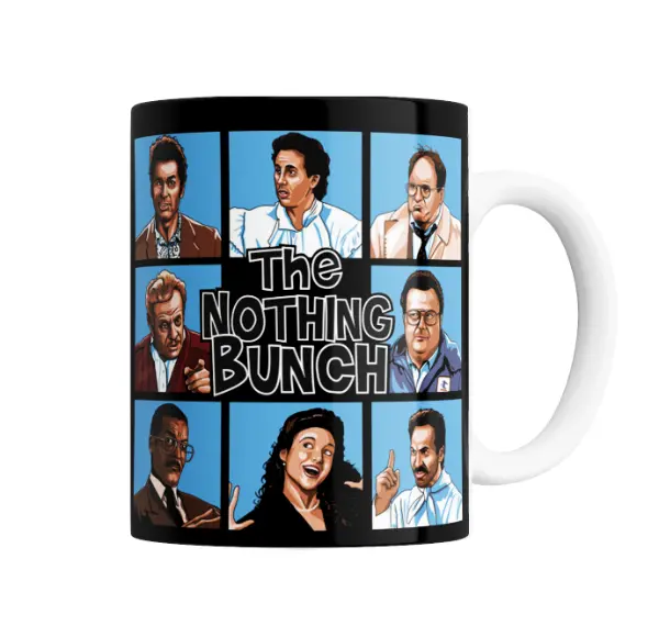 Taza de Cerámica Seinfeld The Nothing Bunch Kramer Jerry George Elaine