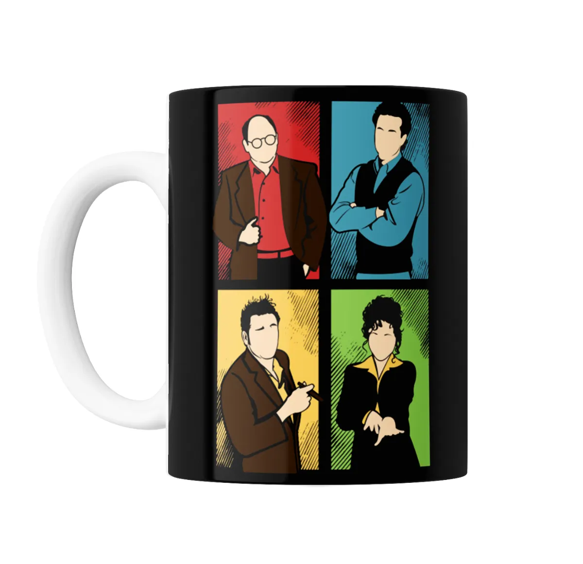 Taza de Cerámica Seinfeld Pop Art Personajes - vista 2