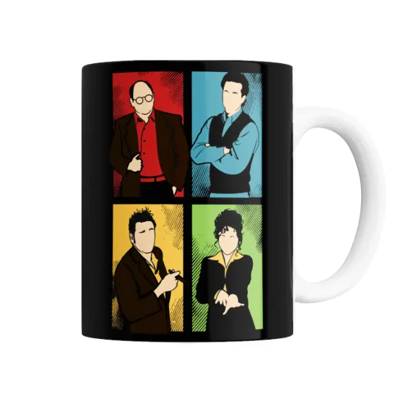 Taza de Cerámica Seinfeld Pop Art Personajes