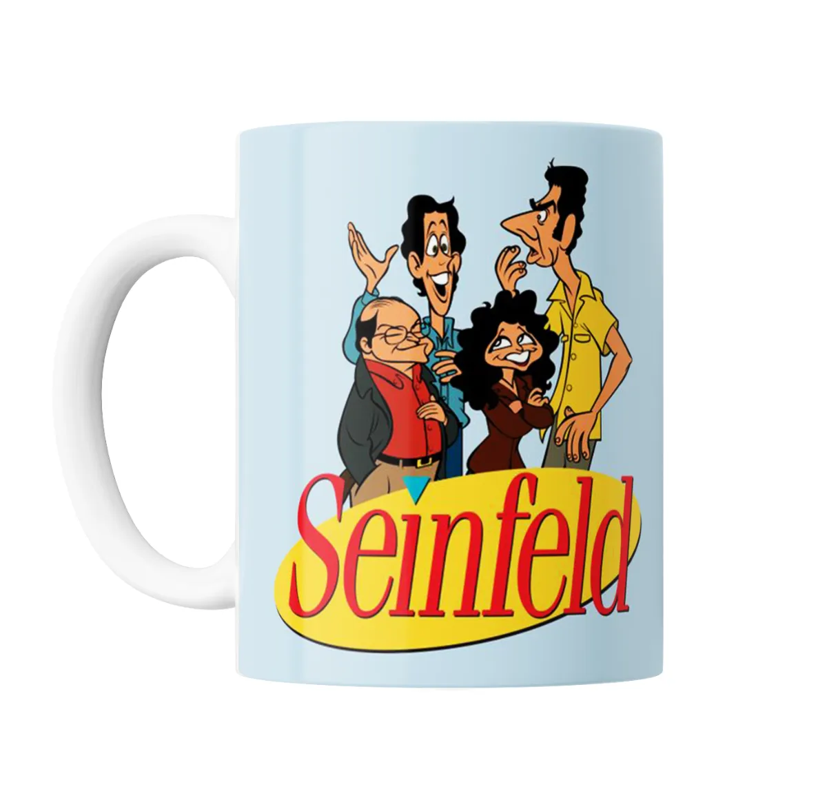 Taza de Cerámica Seinfeld Personajes con Logo - vista 2