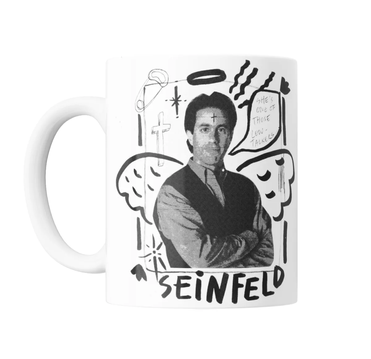 Taza de Cerámica Seinfeld Jerry Brazos Cruzados - vista 2