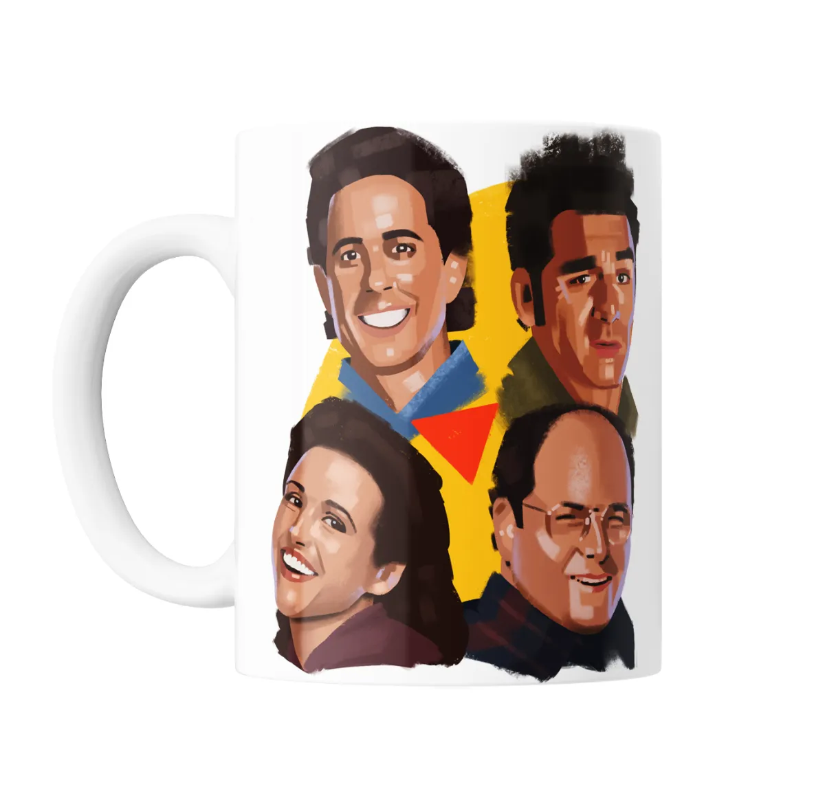 Taza de Cerámica Seinfeld Jerry Elaine George Kramer - vista 2