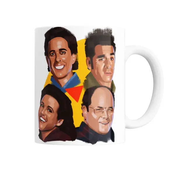 Taza de Cerámica Seinfeld Jerry Elaine George Kramer