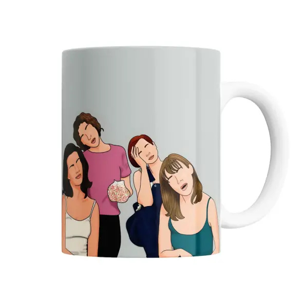 Taza de Cerámica Sex and The City Las Cuatro Amigas