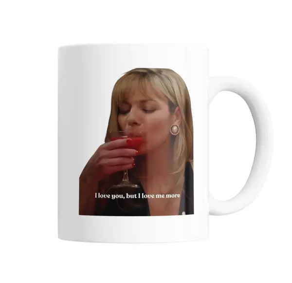 Taza de Cerámica Sex and the City I love you but I love me more