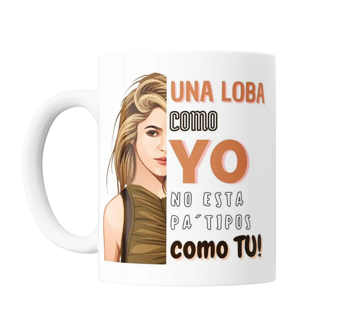 Taza de Cerámica Shakira Una Loba Como Yo - vista 2