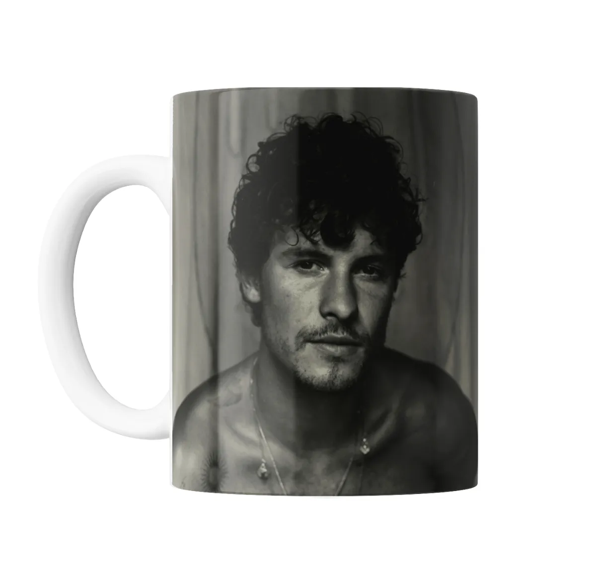 Taza de Cerámica Shawn Mendes Retrato Blanco y Negro - vista 2