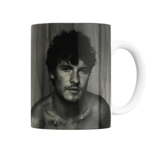 Taza de Cerámica Shawn Mendes Retrato Blanco y Negro