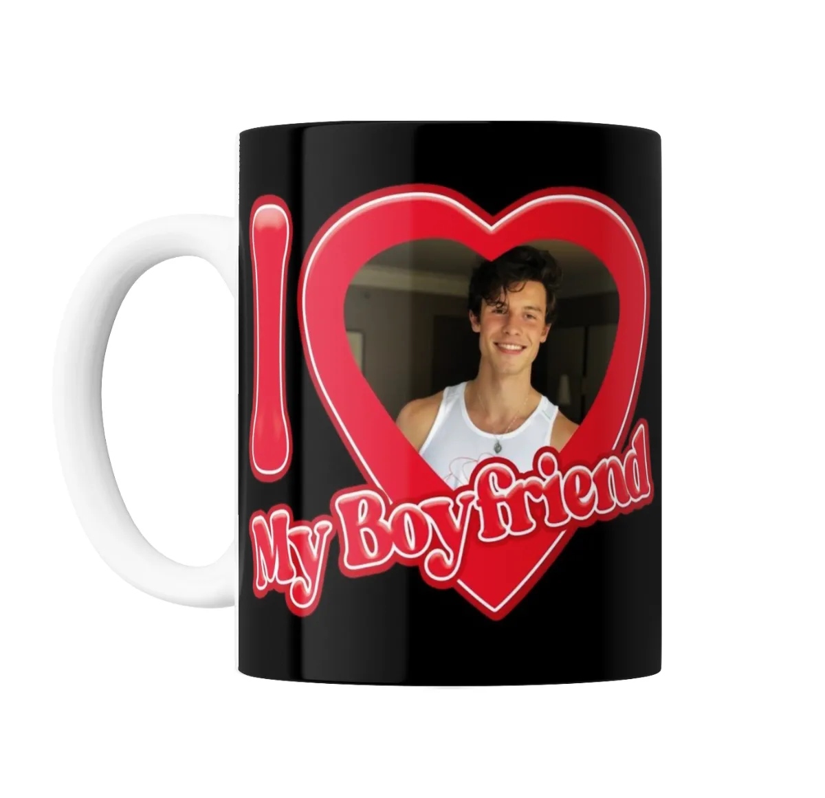 Taza de Cerámica Shawn Mendes I Love My Boyfriend - vista 2