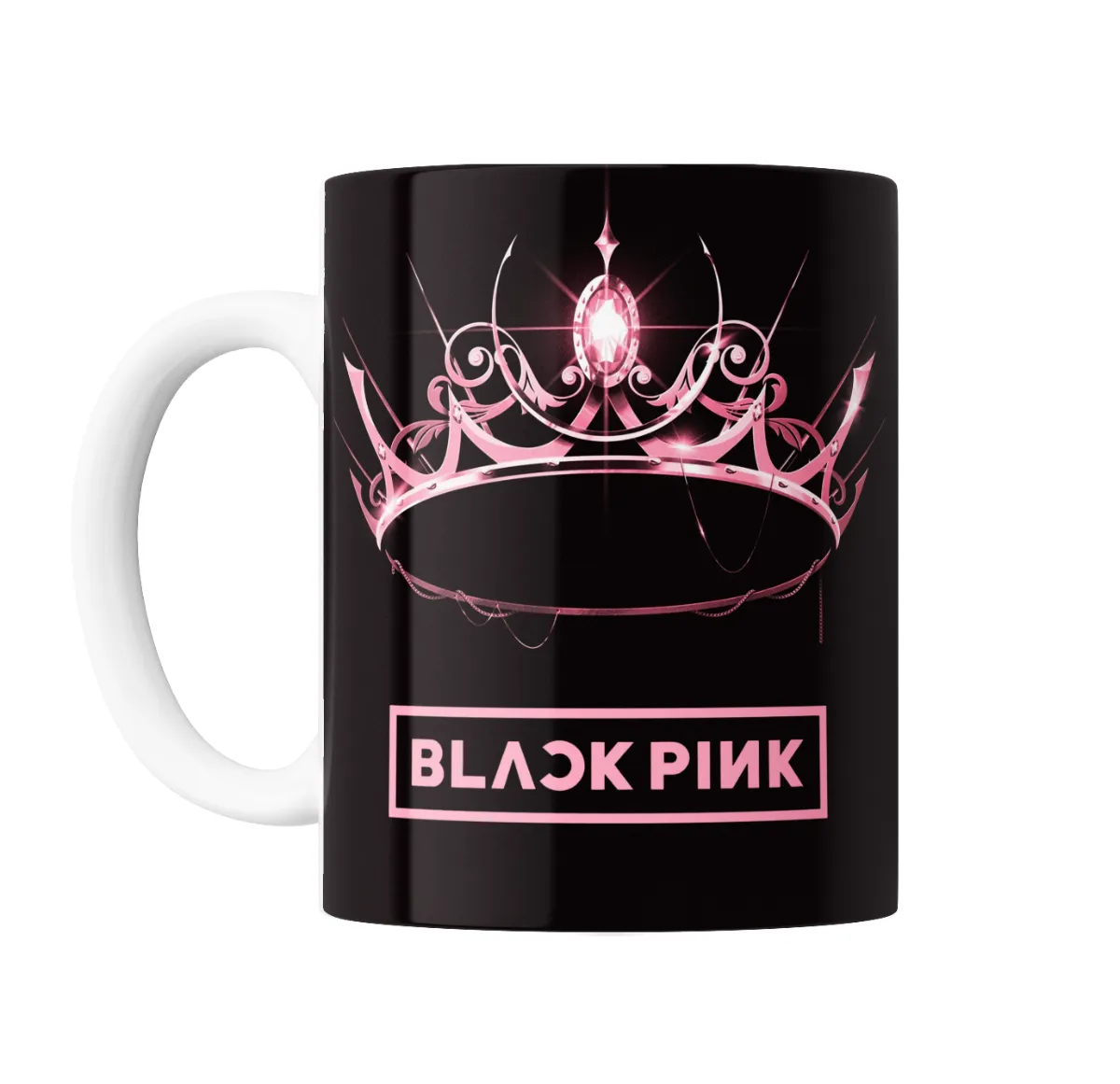 Taza de Cerámica BlackPink Corona Rosa - vista 2
