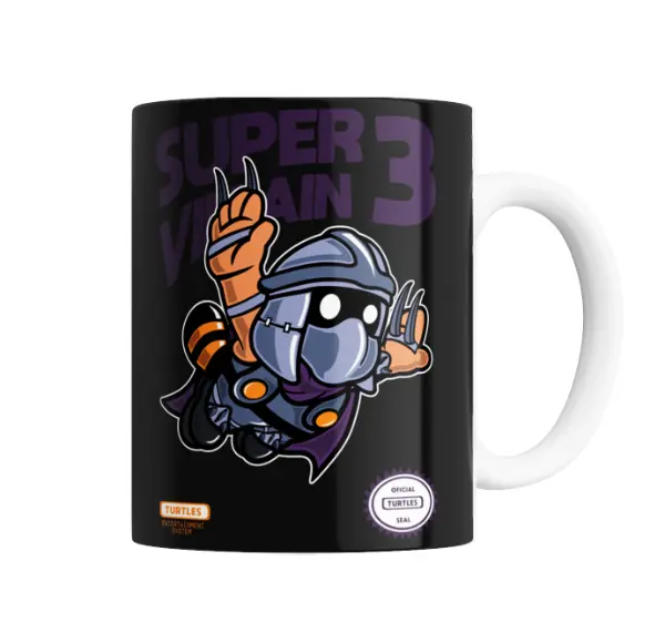 Taza de Cerámica Shredder Super Villain 3 Tortugas Ninja