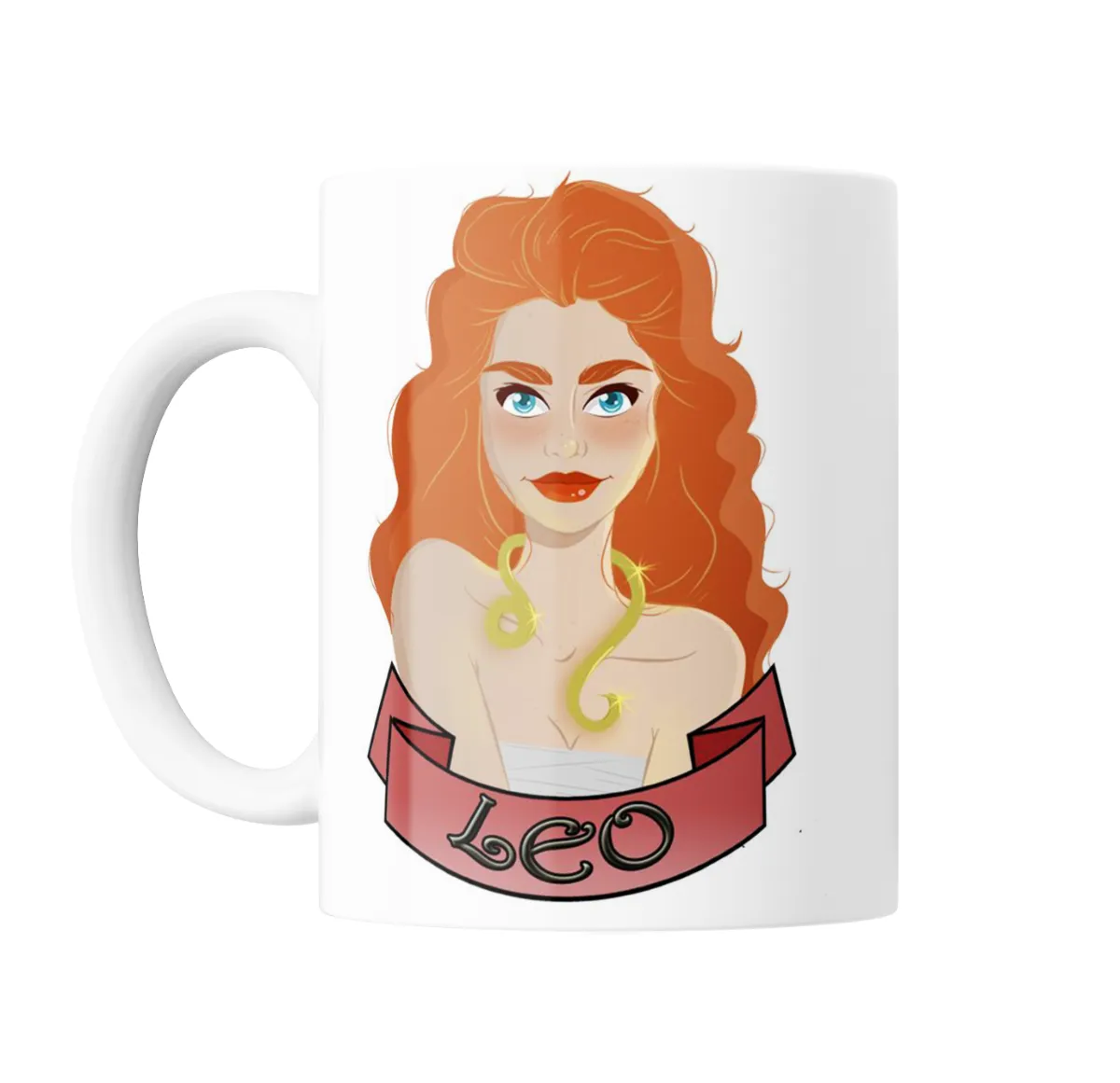 Taza de Cerámica Signos Zodiacales Leo - vista 2