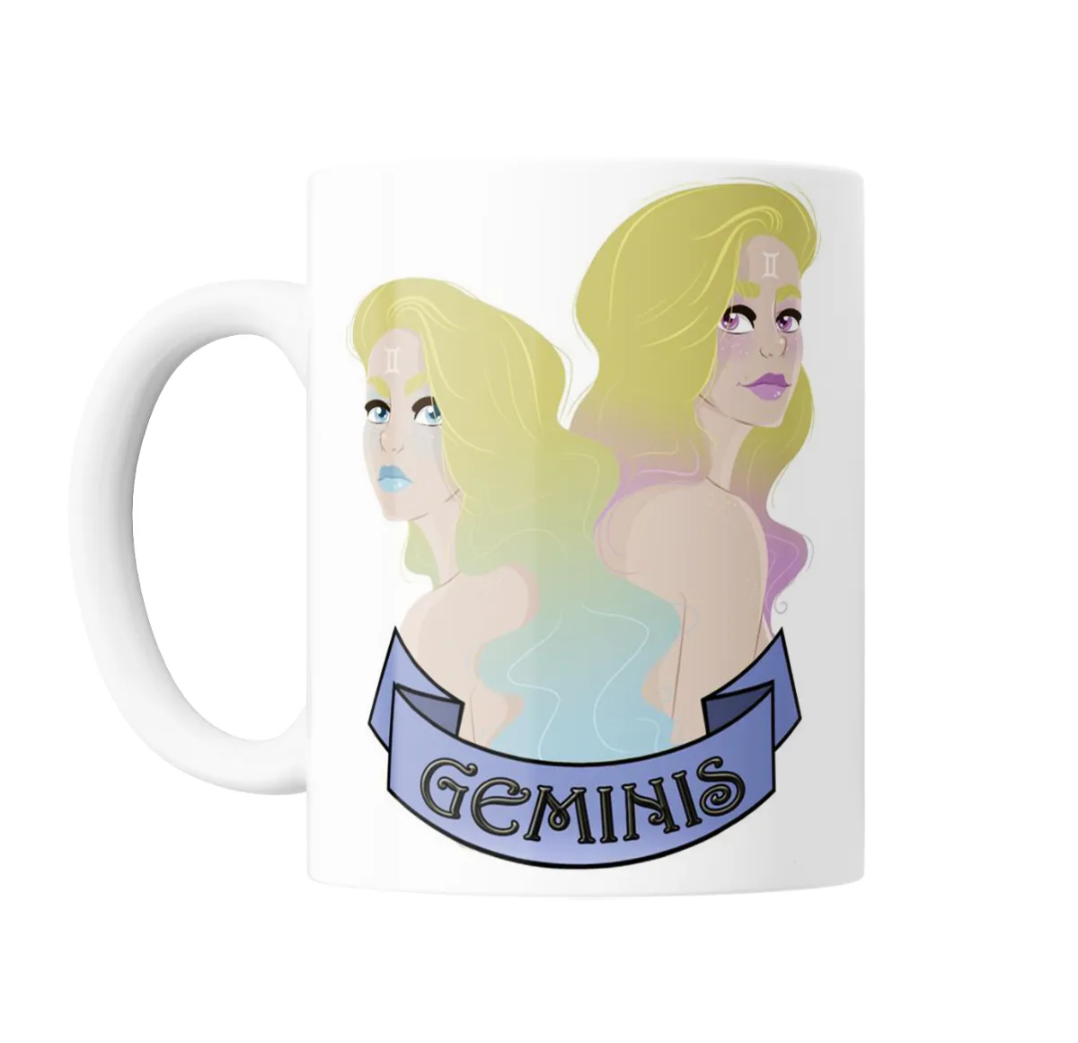Taza de Cerámica Géminis Signos Zodiacales - vista 2