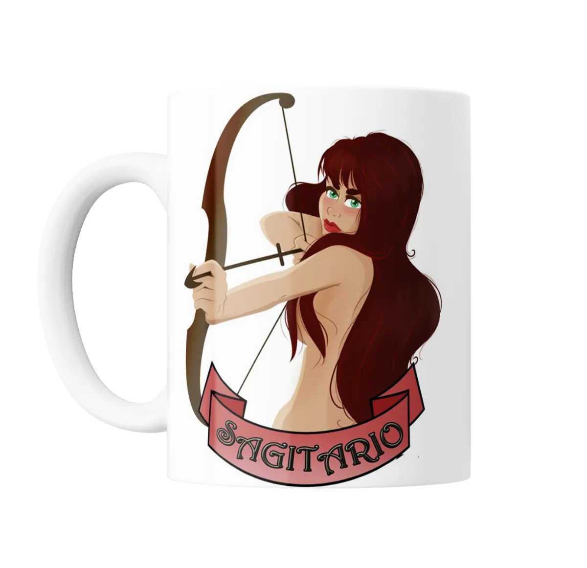 Taza de Cerámica Signos Zodiacales Sagitario Arquera - vista 2