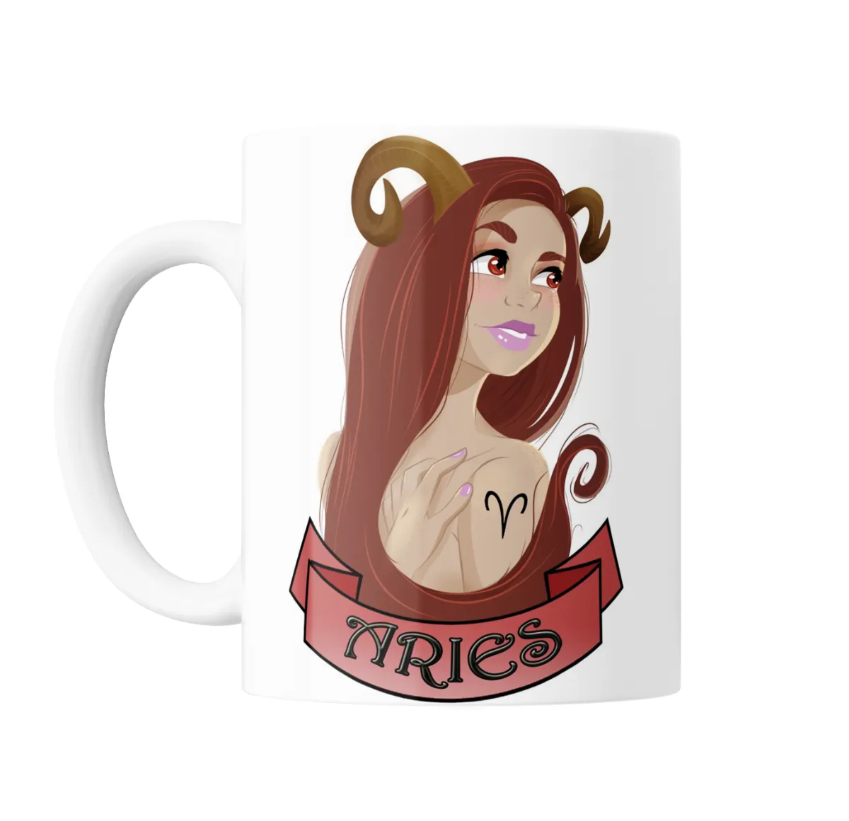 Taza de Cerámica Signos Zodiacales Aries Chica - vista 2