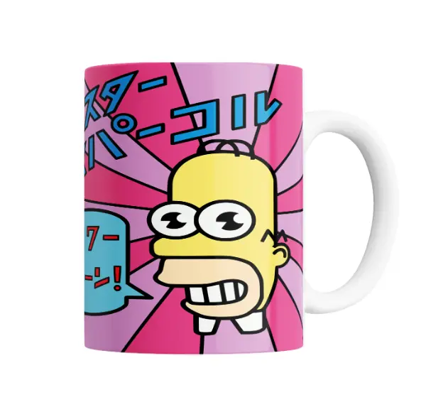 Taza de Cerámica Los Simpson Homero Mister Sparkle Japón