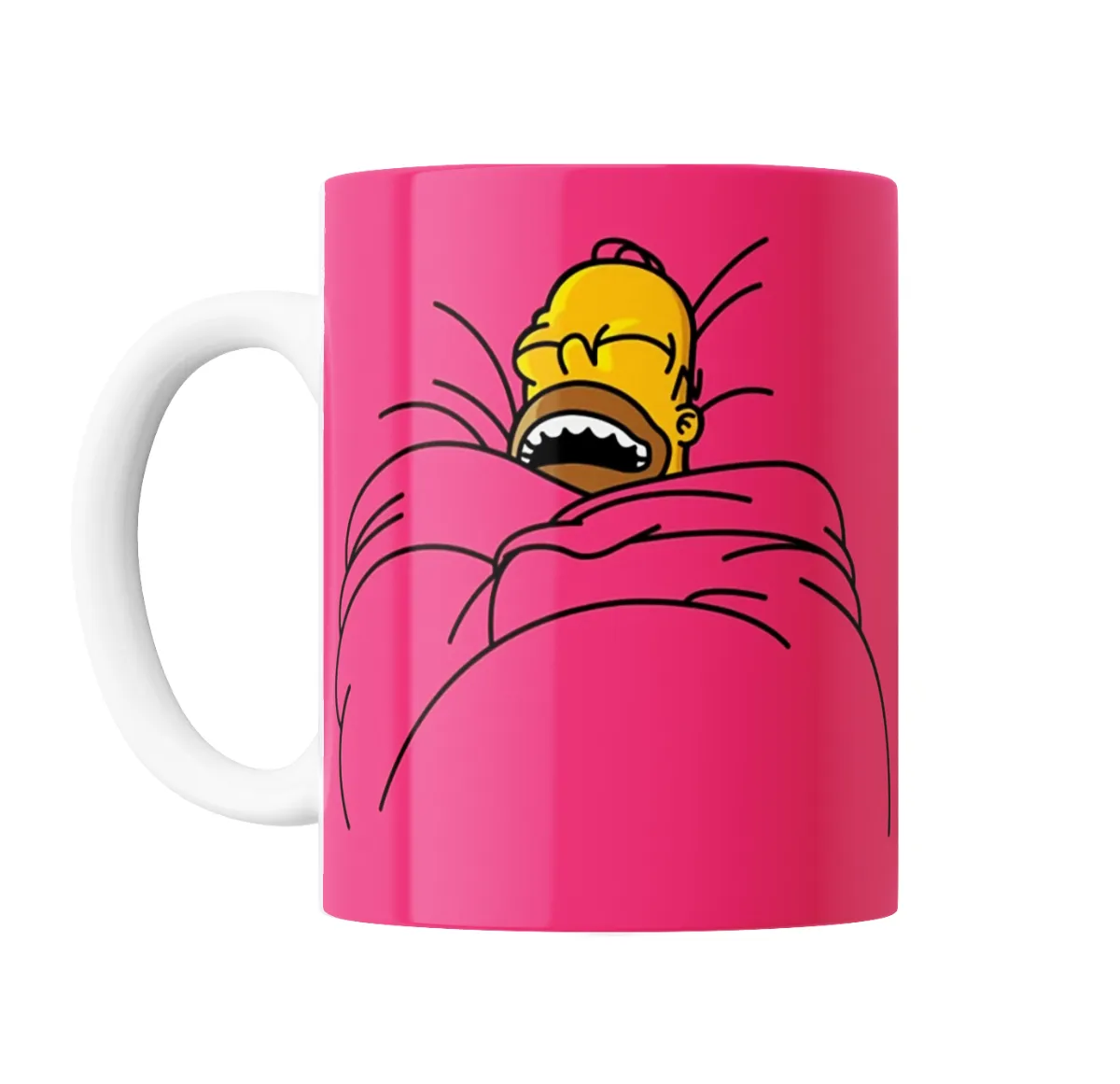Taza de Cerámica Los Simpson Homero Durmiendo en Frazada - vista 2