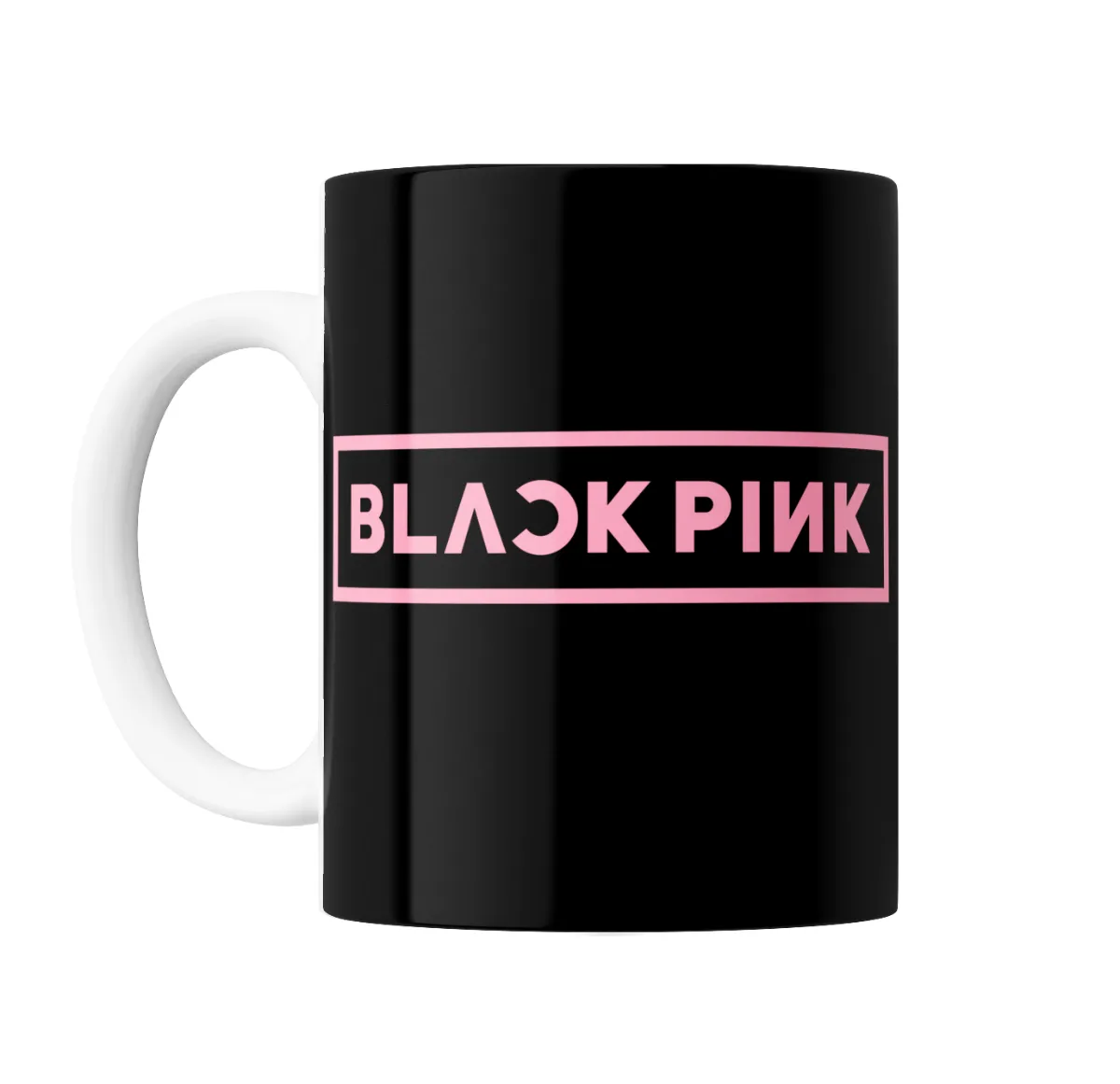 Taza de Cerámica BlackPink Logo Rosa - vista 2