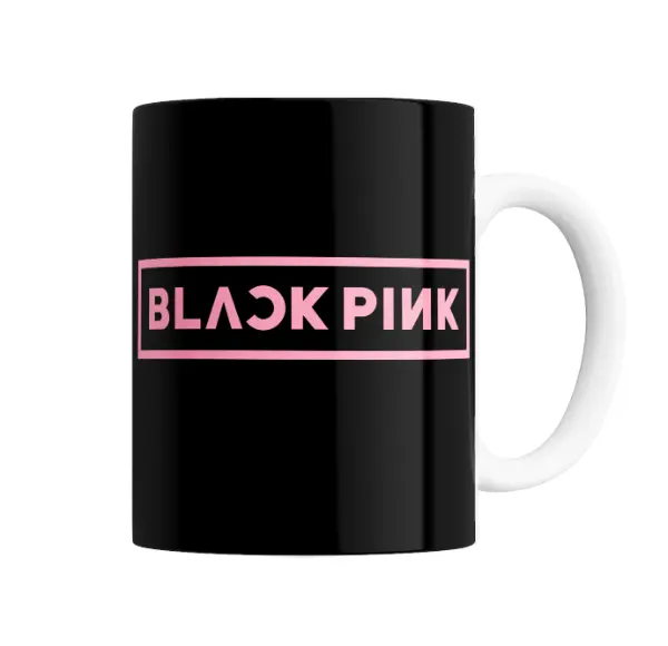 Taza de Cerámica BlackPink Logo Rosa