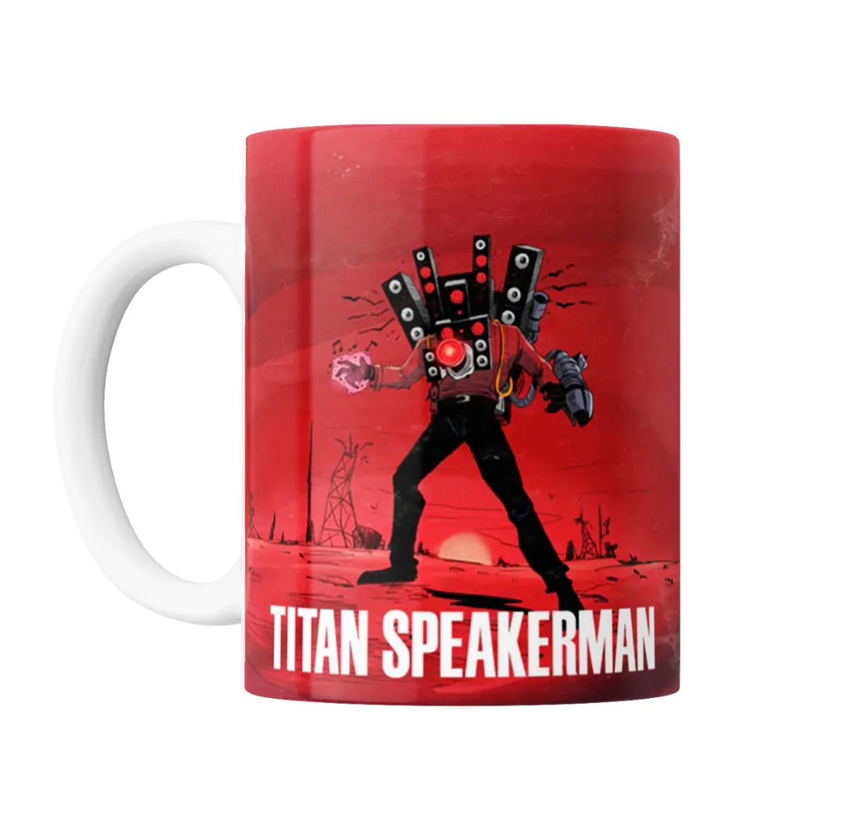 Taza de Cerámica Skibidi Toilet Titan Speakerman - vista 2