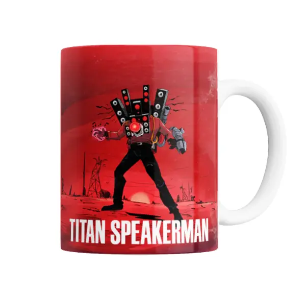 Taza de Cerámica Skibidi Toilet Titan Speakerman