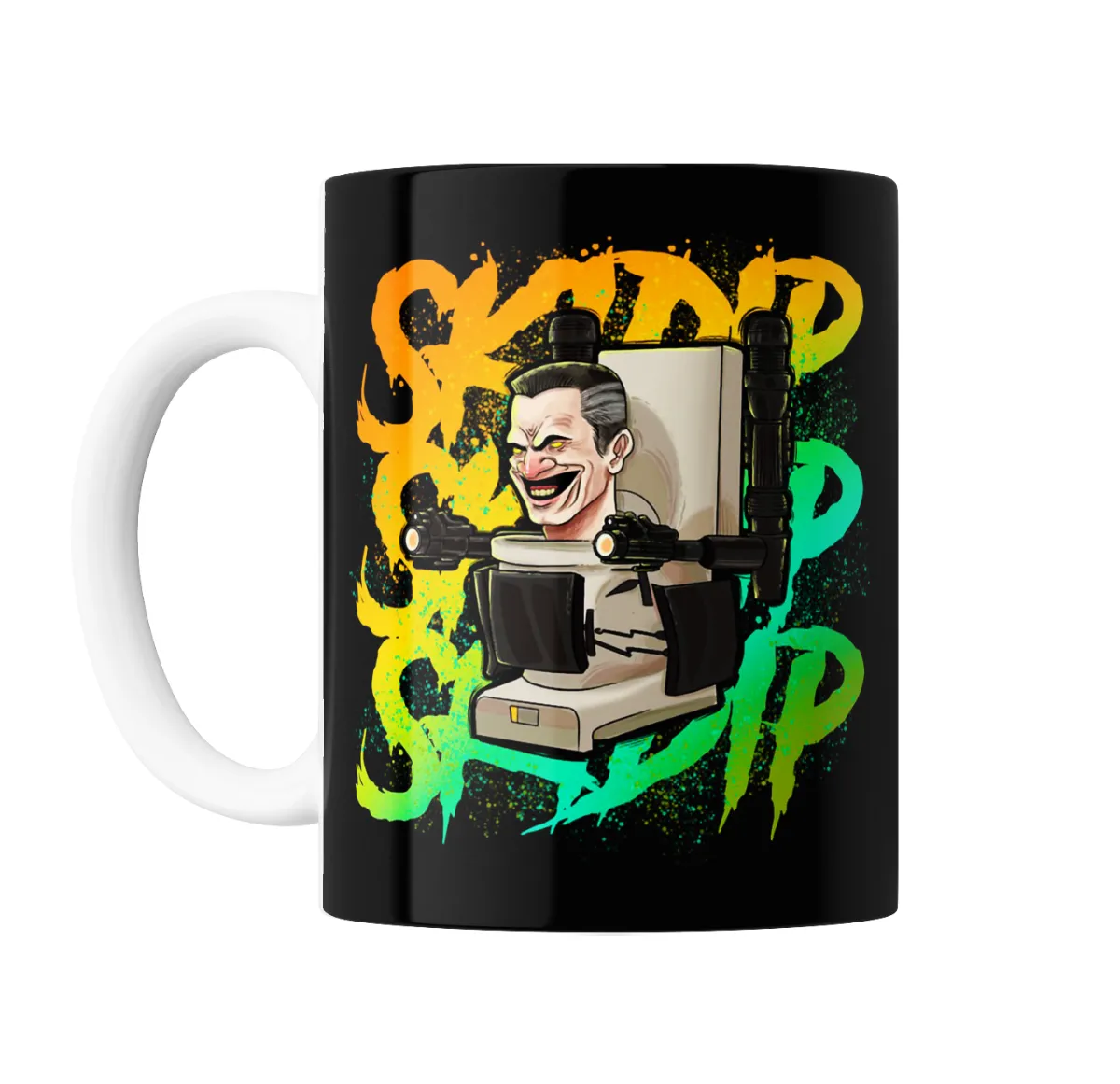 Taza de Cerámica Skibidi Toilet Titan Speakerman Graffiti - vista 2