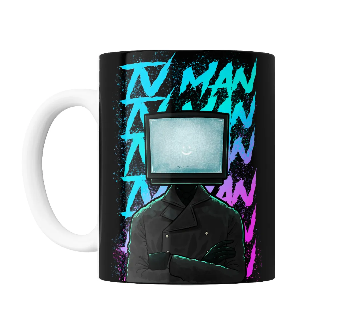 Taza de Cerámica Skibidi Toilet TV Man - vista 2