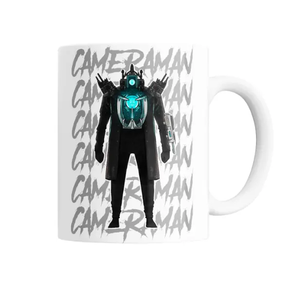 Taza de Cerámica Skibidi Toilet Cameraman