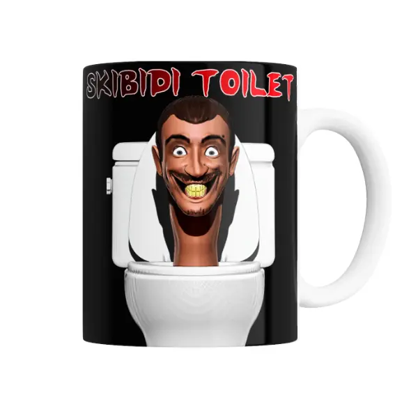 Taza de Cerámica Skibidi Toilet Cabeza Sonriente