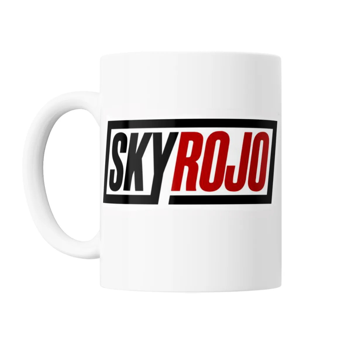 Taza de Cerámica Sky Rojo Logo - vista 2