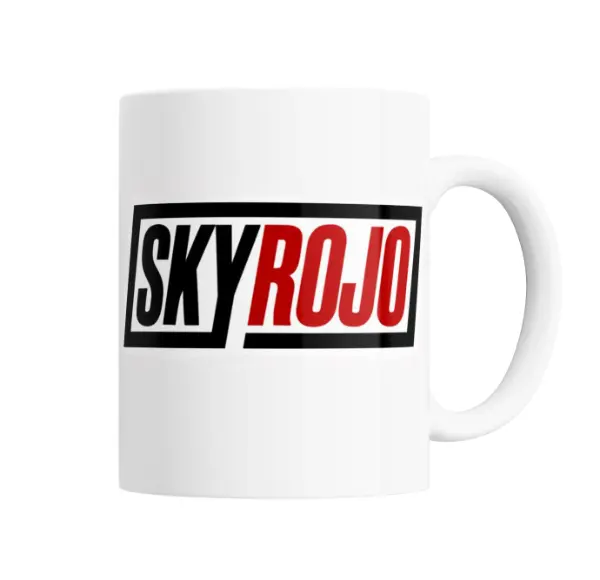 Taza de Cerámica Sky Rojo Logo