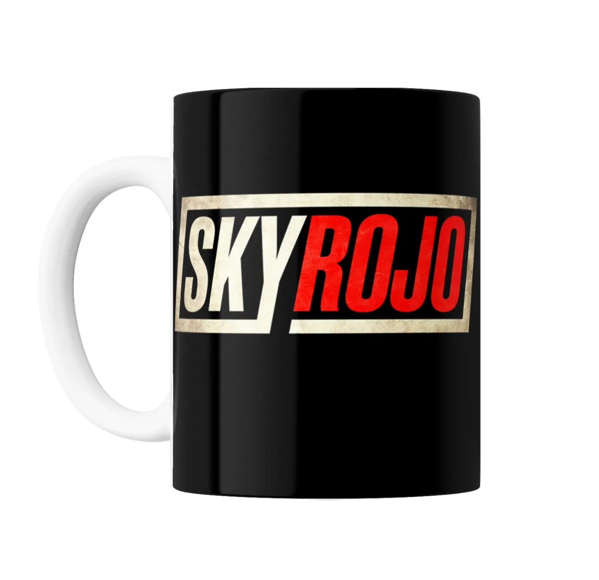 Taza de Cerámica Sky Rojo Logo - vista 2