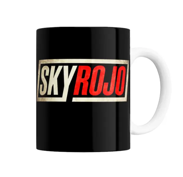 Taza de Cerámica Sky Rojo Logo