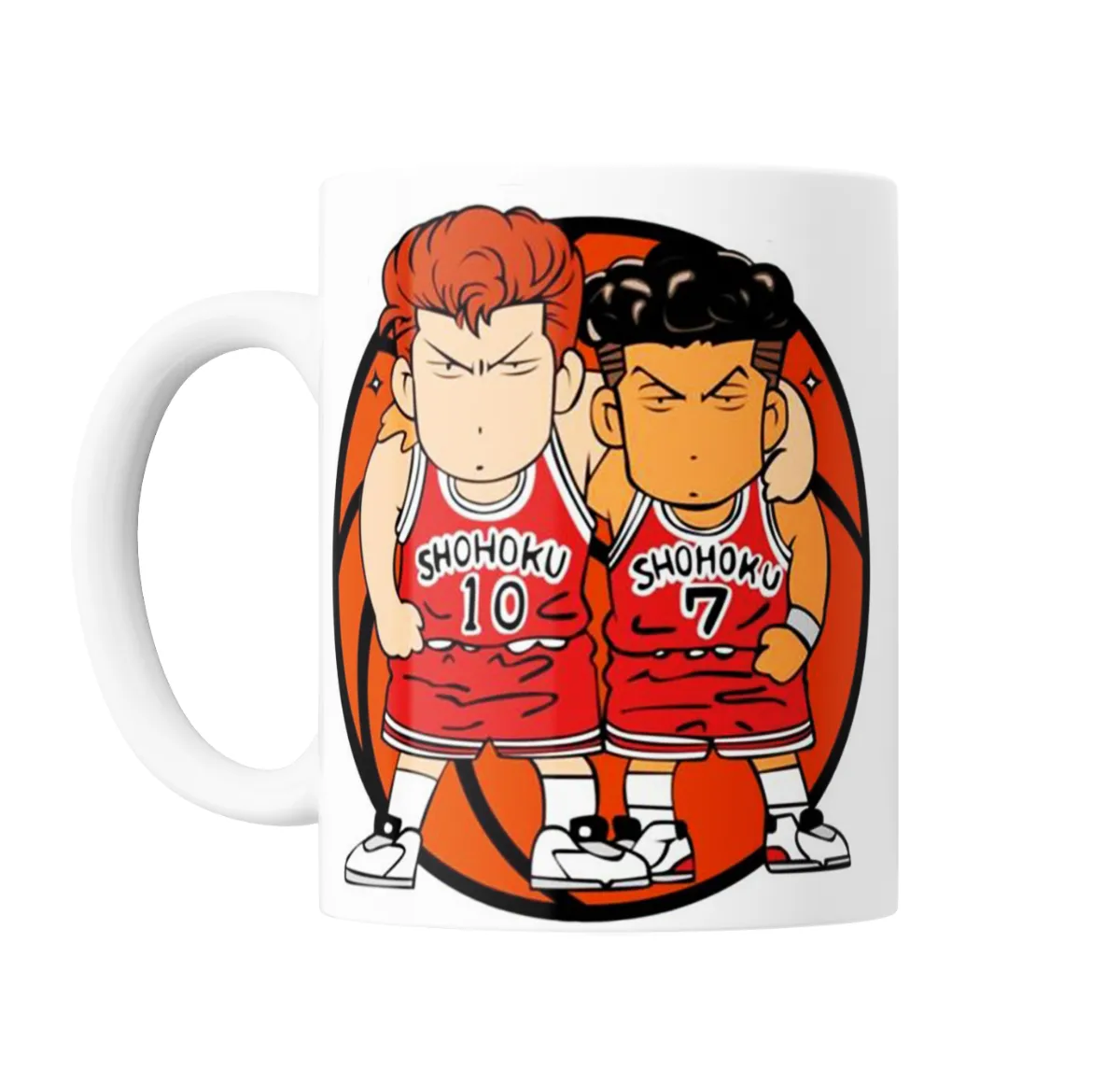 Taza de Cerámica Slam Dunk Sakuragi y Rukawa Shohoku - vista 2
