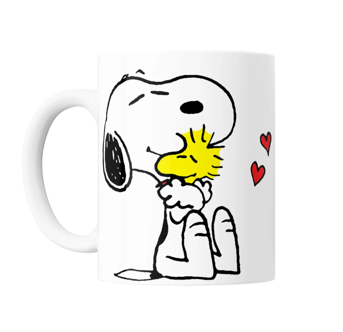 Taza de Cerámica Snoopy abrazando a Woodstock - vista 2