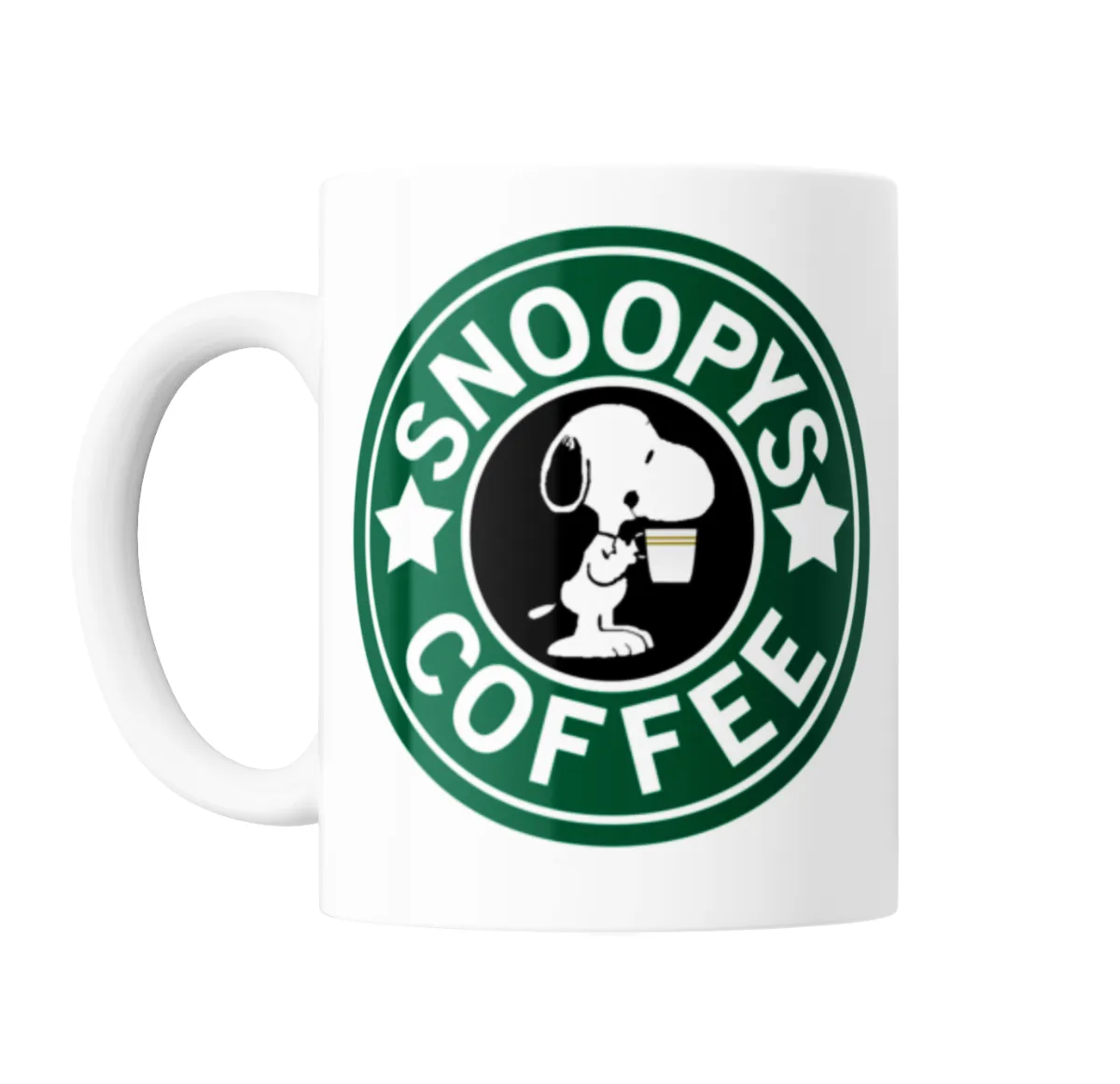 Taza de Cerámica Snoopy Coffee Starbucks Parodia - vista 2