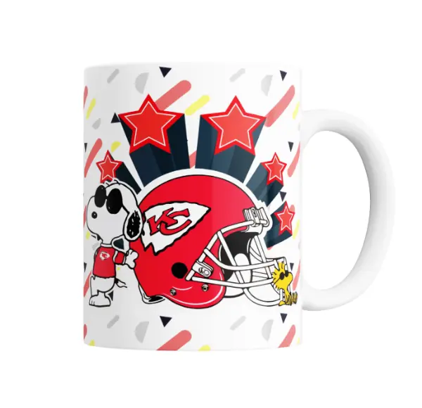 Taza de Cerámica Snoopy Kansas City Chiefs Casco