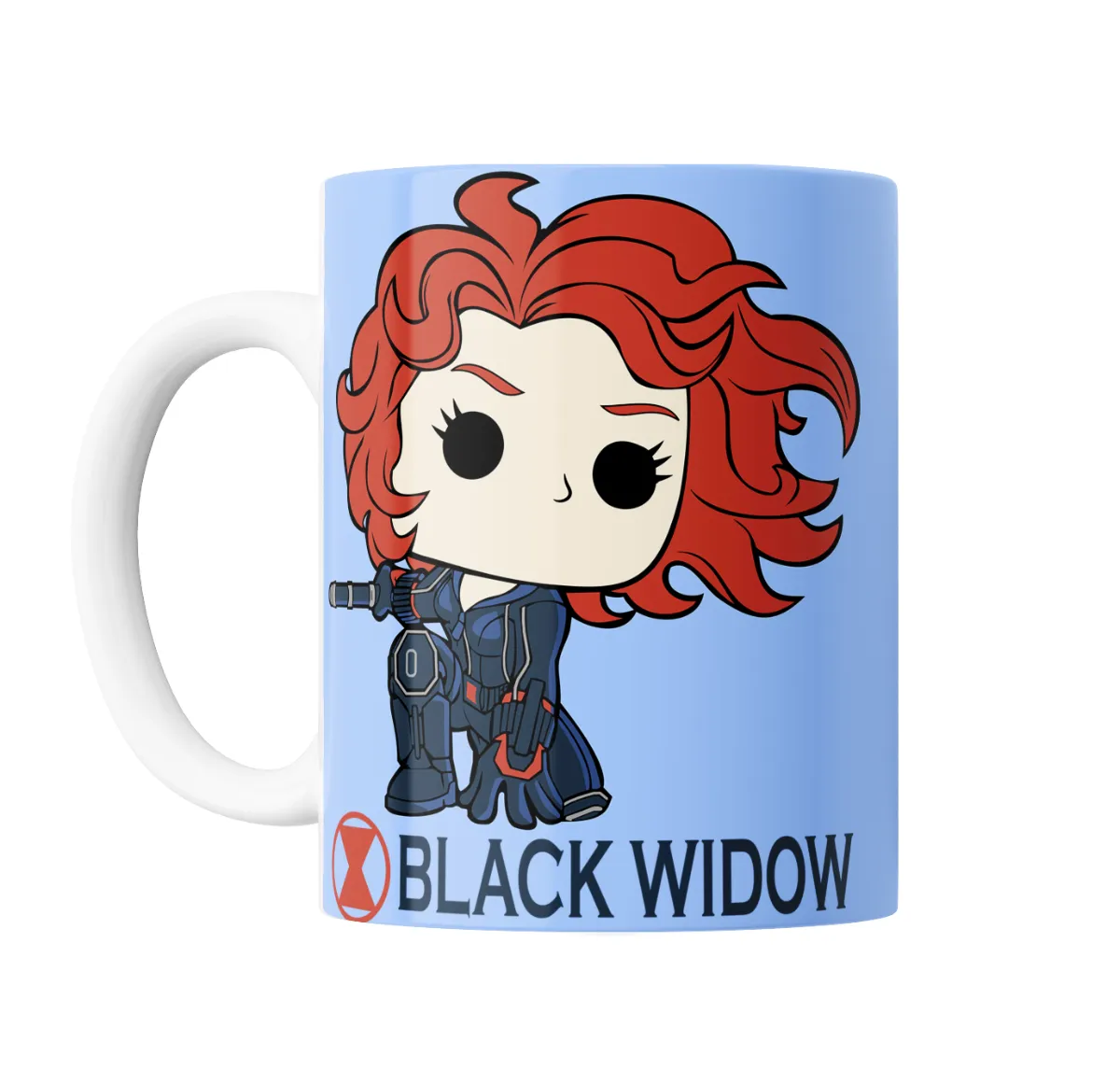 Taza de Cerámica Black Widow Chibi Funko - vista 2