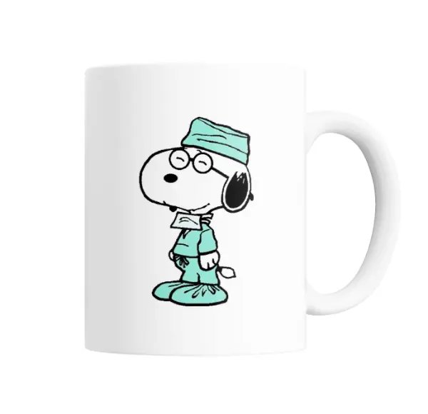 Taza de Cerámica Snoopy Doctor Médico