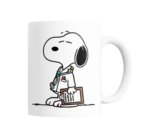 Taza de Cerámica Snoopy Doctor Médico