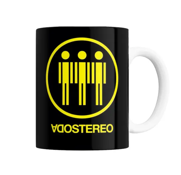 Taza de Cerámica Soda Stereo Logo Amarillo