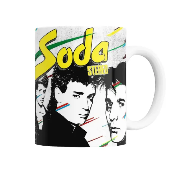 Taza de Cerámica Soda Stereo Tapa de Disco